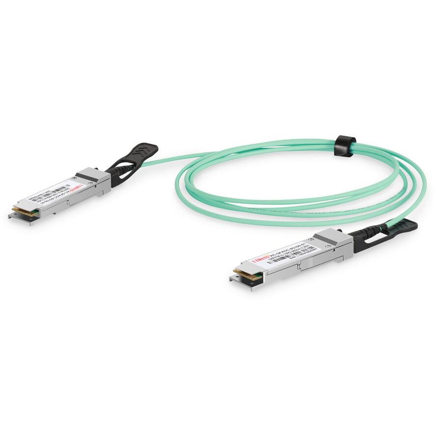 100G QSFP28 CABLE ACTIVE OPTICAL MMF 850NM 10M (DN-81626)
