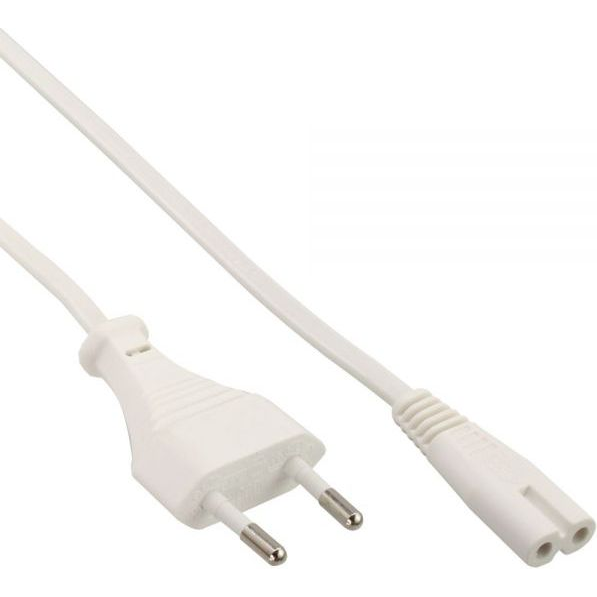 InLine 4043718107070 cavo di alimentazione Bianco 1,5 m CEE7/16 Accoppiatore C7