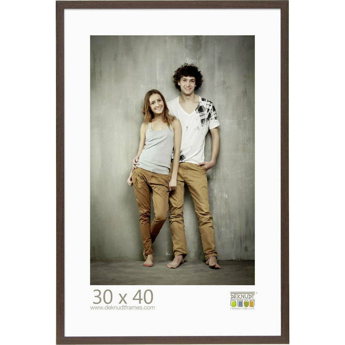 Deknudt S44CH4 42×32 Képkeret - Barna (S44CH4 30X40)