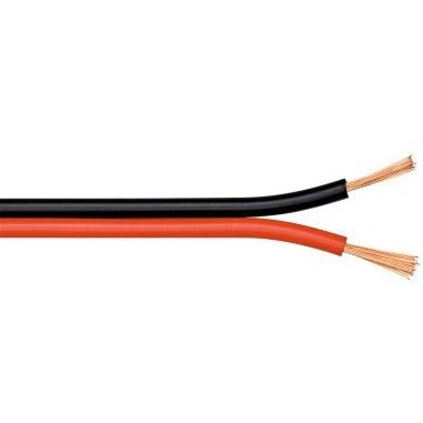 Goobay 59369 Hangszóró kábel 2 x 0,35mm 10m - Piros/Fekete (RB59369)