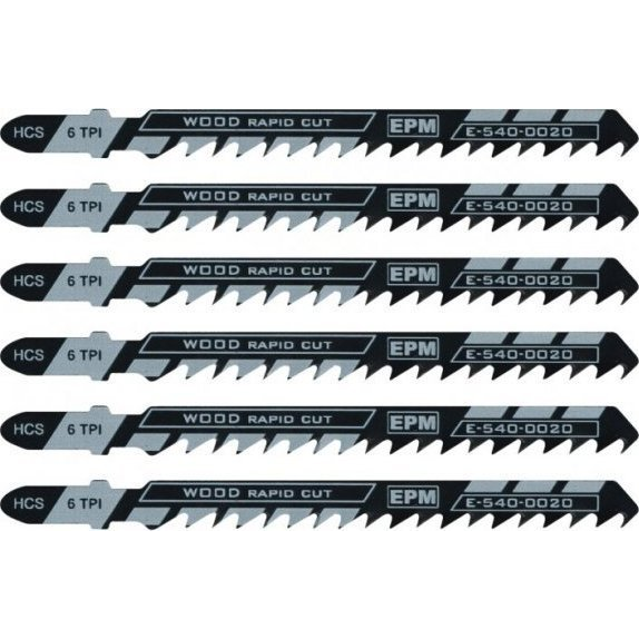  EPM BRZESZCZOT DO WYRZYNARKI 100MM 6TPI DREWNO T144D 5 SZTUK