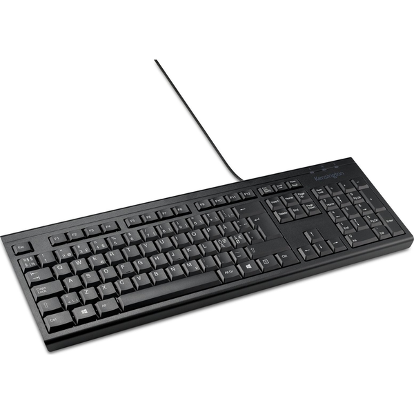 Kensington KB100 EQ tastatur Hjemme/kontor USB QWERTY Nordisk Sort