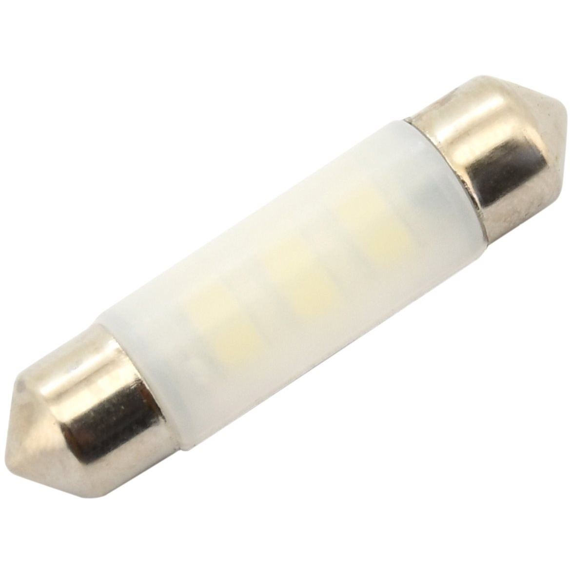 COMPASS Izzó 6 LED SMD 12V suf.10X39 SV8.5 NEW-CAN-BUS fehér 2 db (8591686338317)