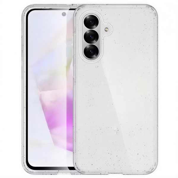 Samsung Galaxy A37 csillámos szilikon telefontok, Átlátszó