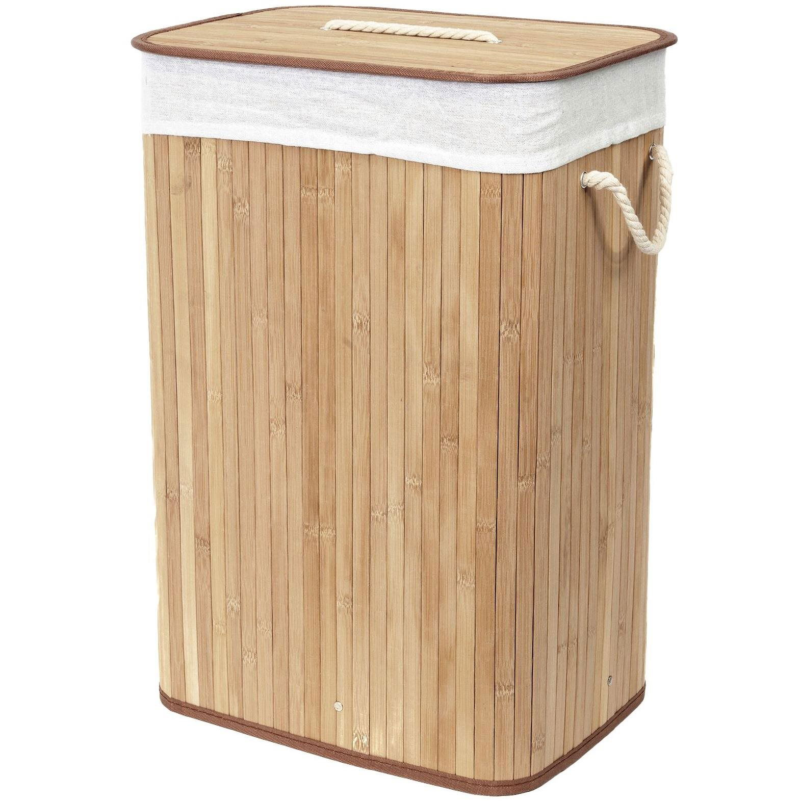 Compactor Bamboo - téglalap alakú, natúr, 40 x 30 x m60 cm (RAN5217)