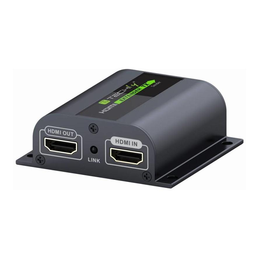 Techly IDATA-EX-HL21D audió/videó jeltovábbító AV adó- és vevőegység (IDATA-EX-HL21D)