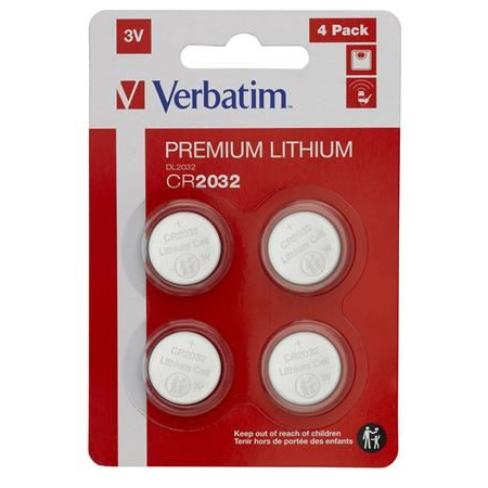 Verbatim CR2032 Baterie na jedno použití Lithium