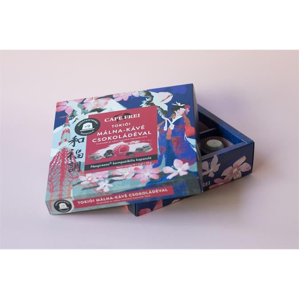 Cafe Frei Tokiói csokoládés málna kávékapszula 9db