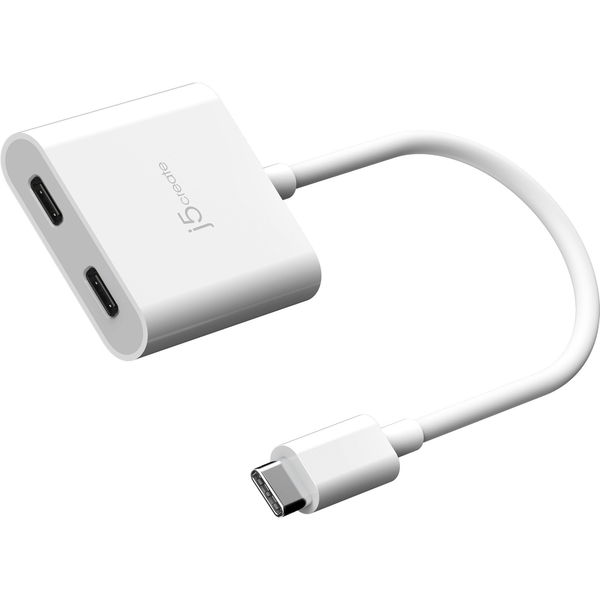 j5create JCA164 0,1 m USB Type-C Hvid