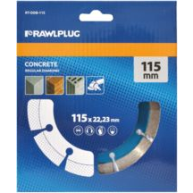 Rawlplug Segmentowa tarcza diamentowa 115x22,23mm 1szt. - RT-DDB-115