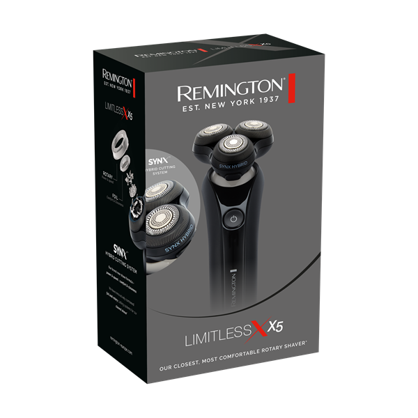 Remington XR1755 X5 Limitless X Vezeték nélküli Akkus körkéses borotva - Fekete (41236560100)