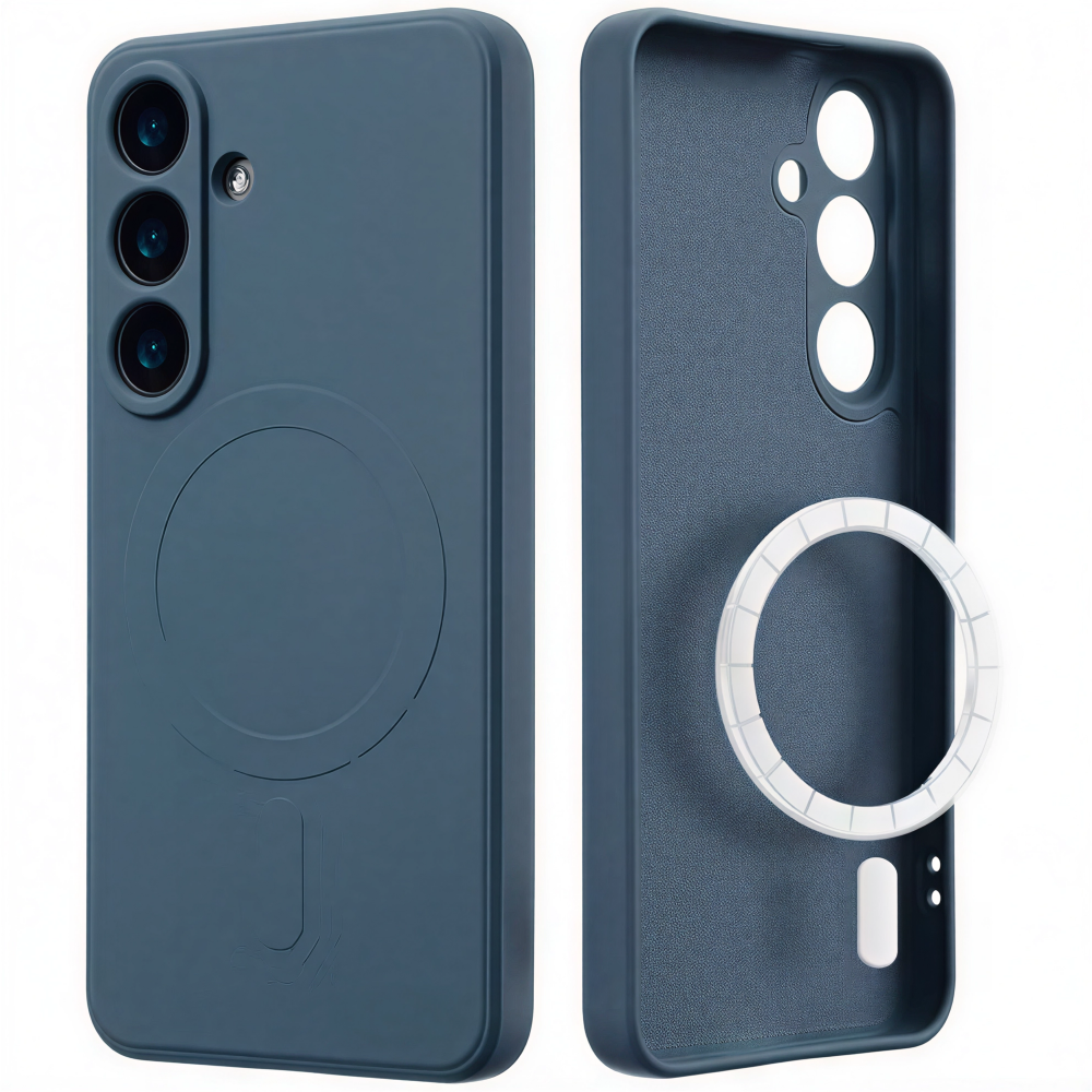 Samsung S26 Plus TPU+PC mágneses szil tok, Sötétkék (CEL-MAG-S26P-BL)