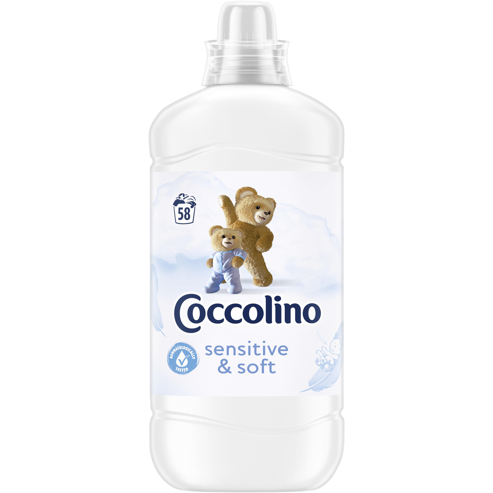 Coccolino White Sensitive 1,45 l (58 mosás) (8720181410604)