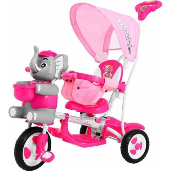 Ramiz ZSP.B35-2.ROZ Gyerek Tricikli - Rózsaszín / Elefánt (ZSP.B35-2 ROZ)