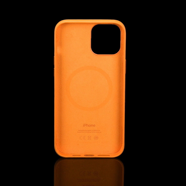 APPLE LEATHER CASE MHKH3FE/A IPHONE 12 PRO MAX CALIFORNIA POPPY ORYGINALNA PLOMBA