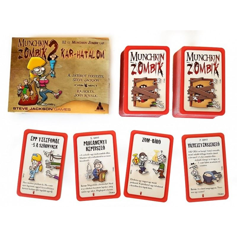 Delta Vision Munchkin Zombik 2 - Kar-hatalom társasjáték (17442) (D17442)