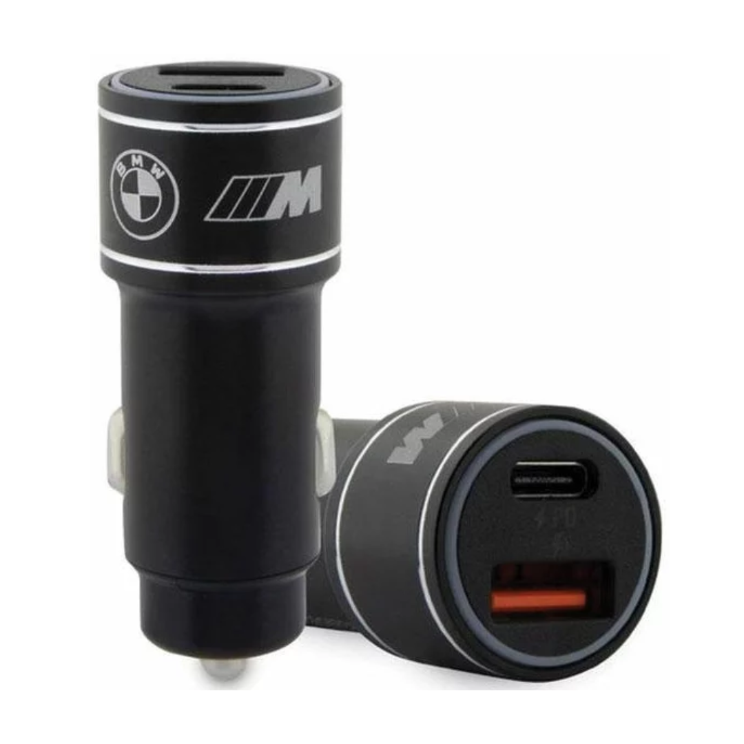 BMW PD-QC 3.0 USB / USB-C (20W) autós töltő - Fekete (BMW000635)