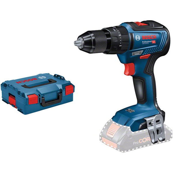 Bosch GSB 18V-55 Professional 1800 об/мин Без ключ 1 кг Черен, Син