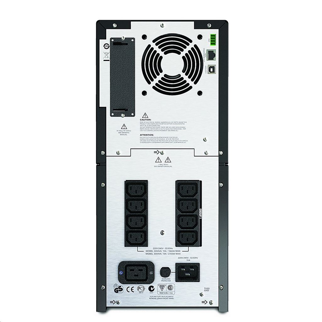 APC Smart- UPS Line-Interactive 3 kVA 2700 W 9 AC zásuvky/AC zásuviek (SMT3000I)