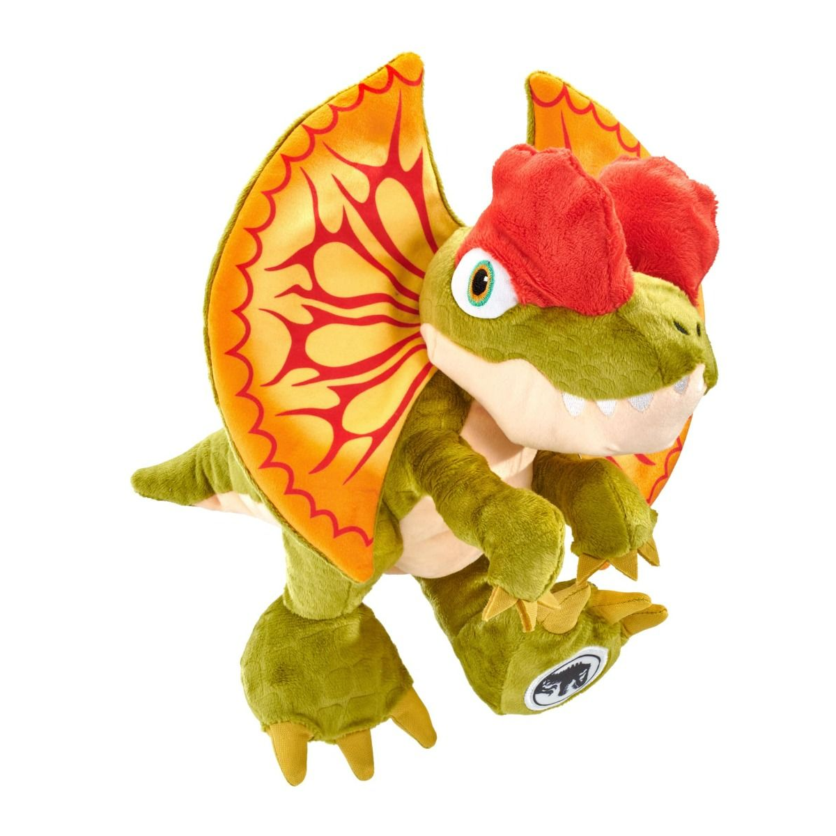 Schmidt Spiele Jurassic World Dominion Dilophosaurus plüss figura - 25 cm (42774)