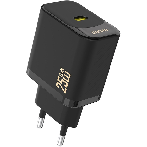 Ładowarka sieciowa 25W GaN USB-C - czarna Ładowarka sieciowa 25W GaN USB-C - czarna