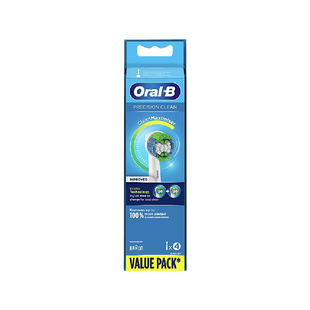 Oral-B EB20-4 Precision Clean Elektromos fogkefe pótfej - Fehér (4db) (10PO010435)