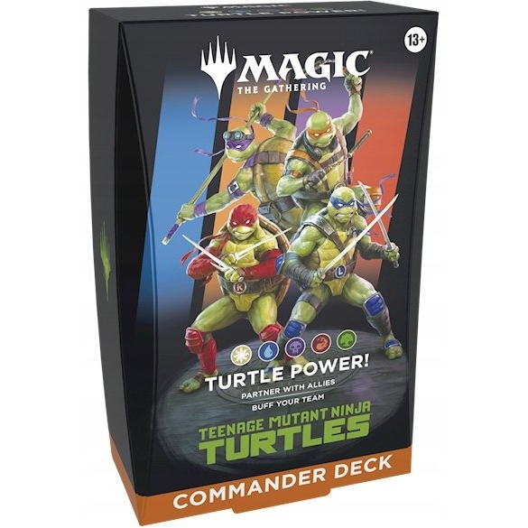 Wizards of the Coast Magic the Gathering: Teenage Mutant Ninja Turtles - Commander Deck - Turtle Power!
