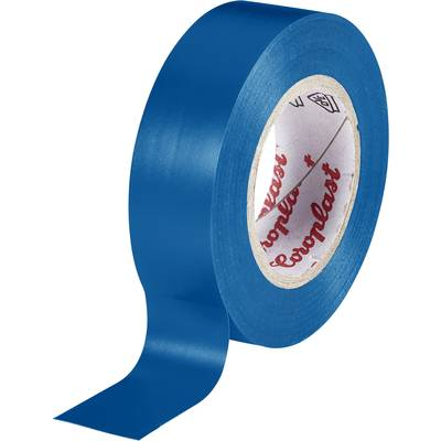 PVC elektromos szigetelő szalag (H x Sz) 10 m x 19 mm, kék PVC 302 Coroplast, tartalom: 1 tekercs (302-10-19BU)