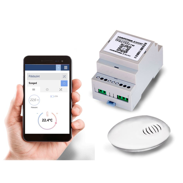 Computherm Wi-Fi termosztát vezeték nélküli hőérzékelővel (B300RF)