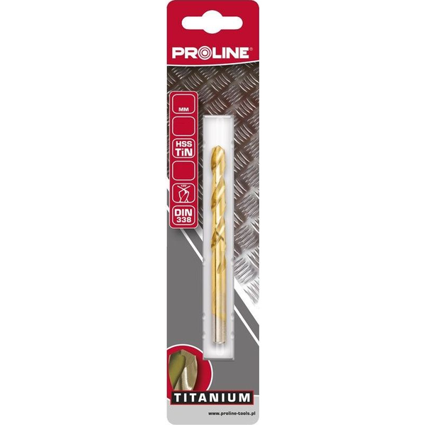 Wiertło Pro-Line WIERTŁO DO MET HSS TIN DIN338 SZLF.2.0MM SZT.5 BLIST PROLINE