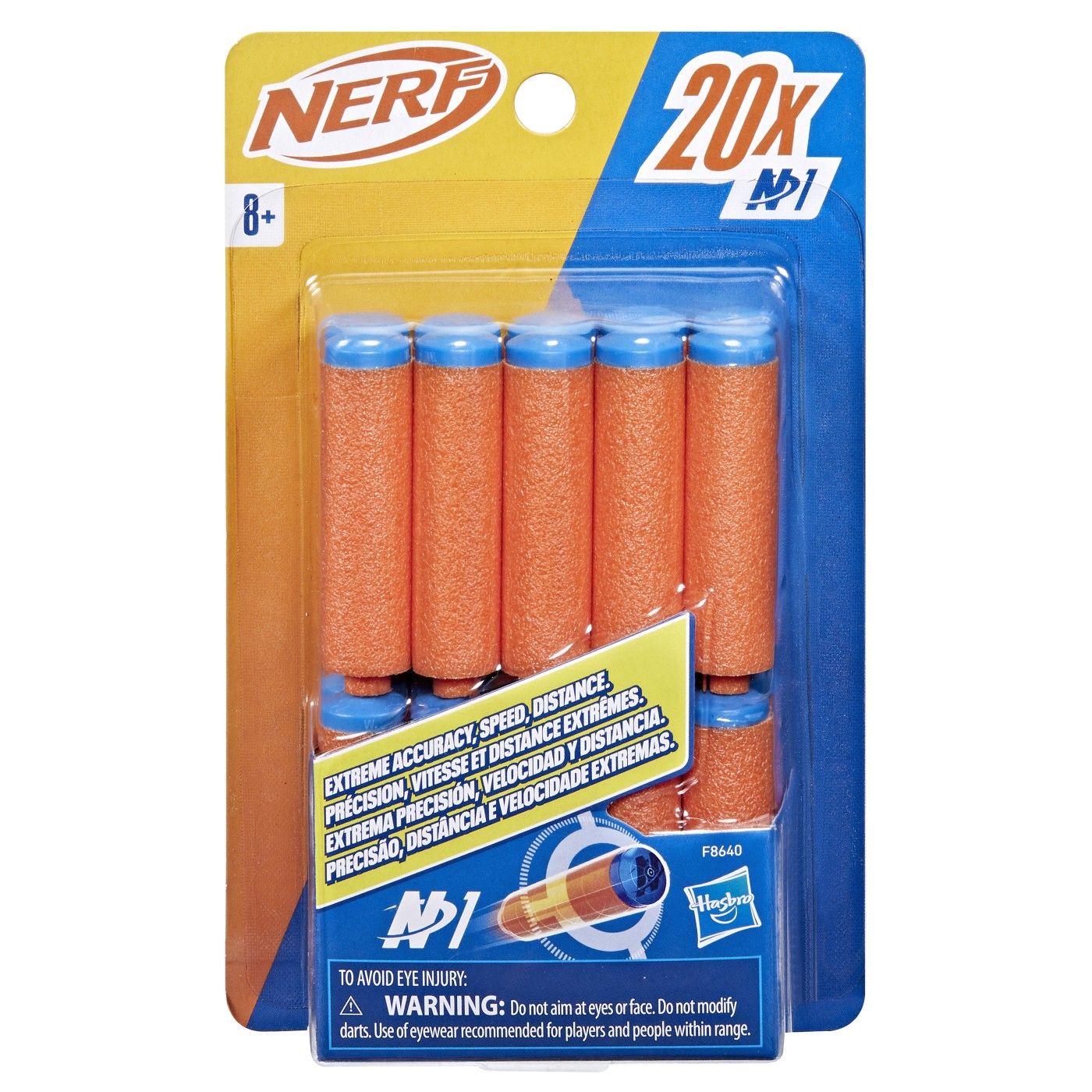 Hasbro Nerf: N1 szivacslövedékek - 20 db-os (F8640) (F8640)