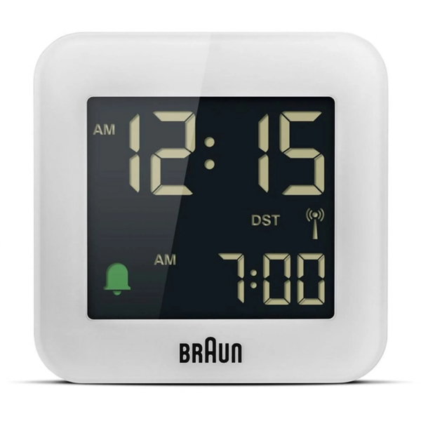 Braun BC08 Digital alarmur Hvid