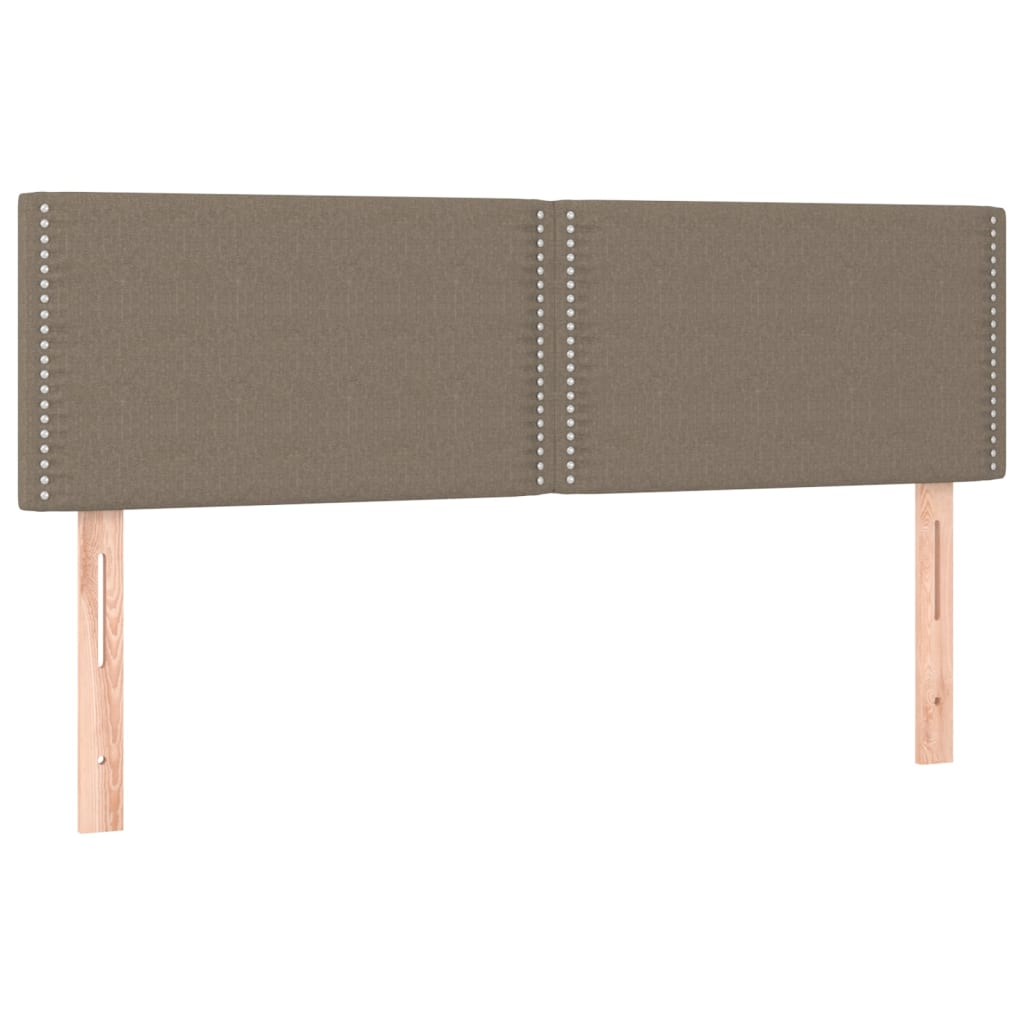 2 db tópszínű szövet fejtámla 72 x 5 x 78/88 cm (345928)