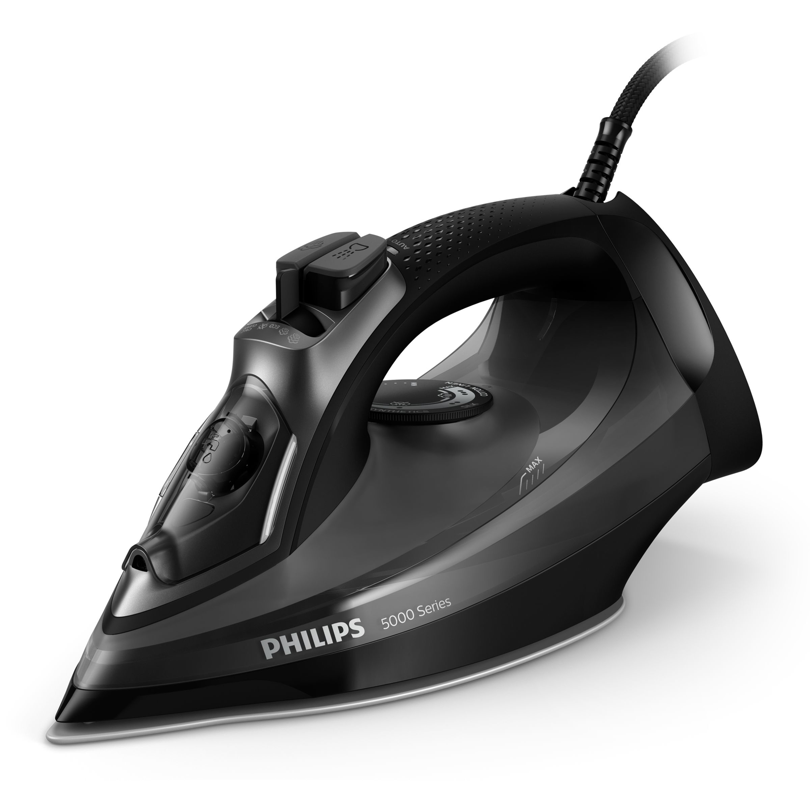 Philips 5000 series DST5040/80 vasaló Gőzölős vasaló SteamGlide Plus talp 2600 W Fekete (DST5040/80)