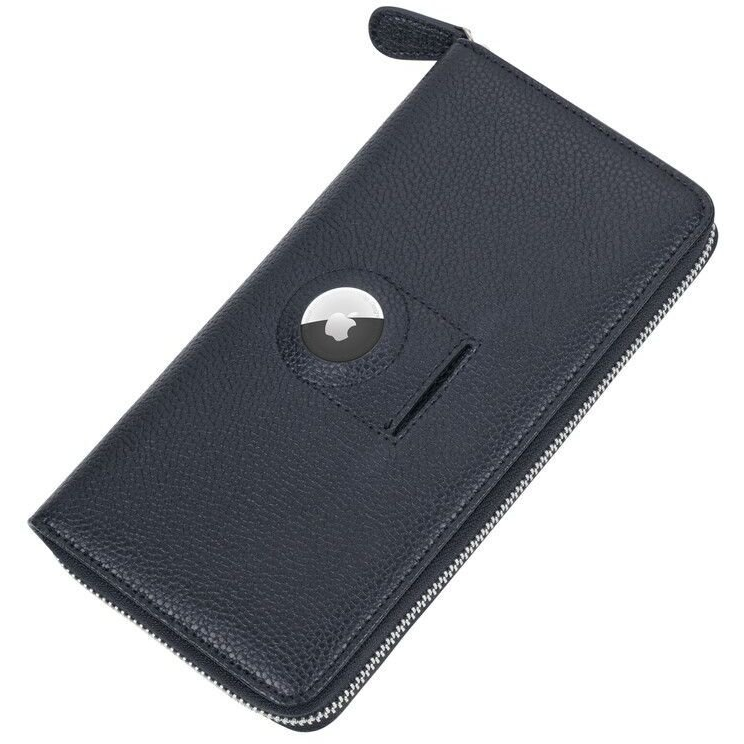 Kožená peňaženka LADIES SMART WALLET s priestorom pre APPLE AirTag čierna