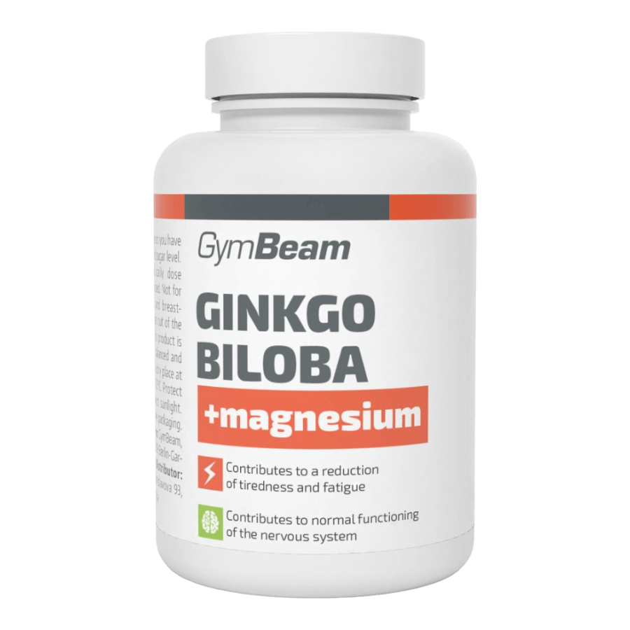 Ginkgo Biloba + Magnézium - 90 kapszula - GymBeam (HMLY-37915-1-90caps)