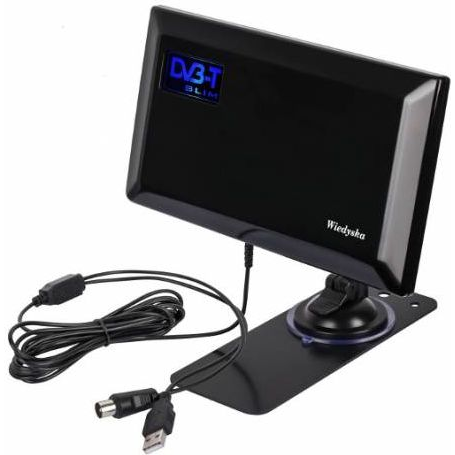 Szobai TV Antenna DVB-T SLIM Wiedyska (LEC-ANT0307)