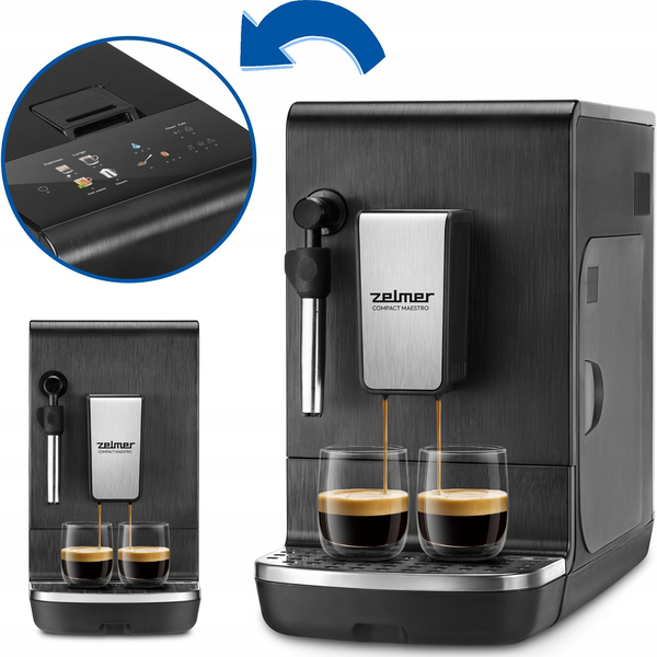 Zelmer ZCM8110 Compact Maestro Eszpresszó Kávéfőző 1550 Watt - Fekete