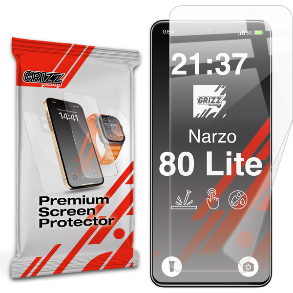 Folia ceramiczna GrizzGlass CeramicFilm do Realme Narzo 80 Lite