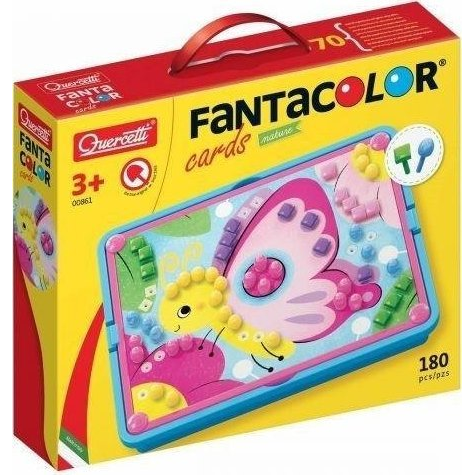 Quercetti Fanta Color Cards Természet Kreatív Pötyi Játék Szett