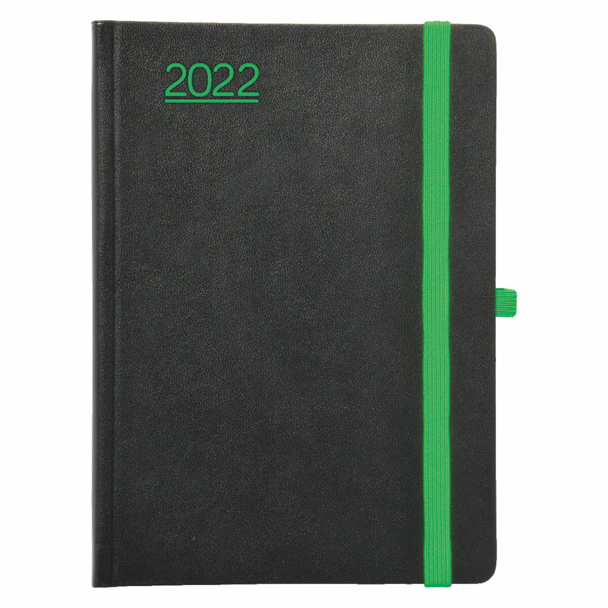 Toptimer Nero A5 2022 Napi naptár - Fekete/zöld (22T021N-006)