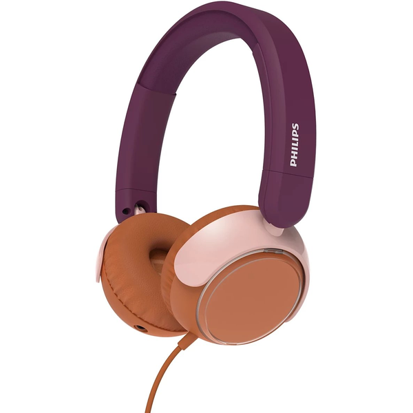 Philips TAK2000MP/00 auricular y casco Auriculares Alámbrico Diadema Llamadas/Música USB Tipo C Naranja, Púrpura, Rosa