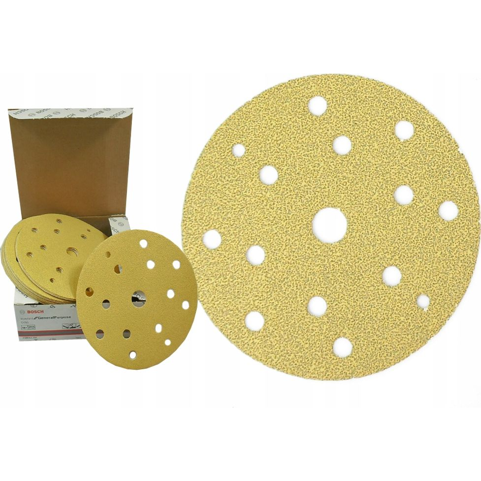 Bosch 2608621732 Tépőzáras Excentercsiszolópapír - 150 mm, Szemcse: 80, 50 db (2608621732)