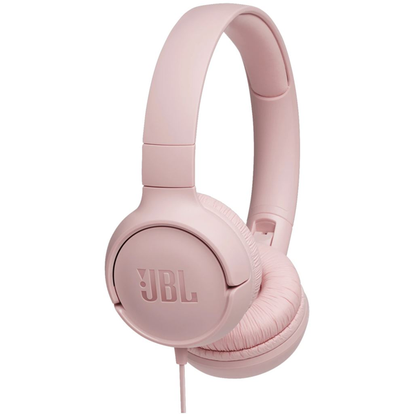 JBL TUNE500 / KABELOVÁ SLUCHÁTKA PŘES UŠI / PINK / MIKROFON