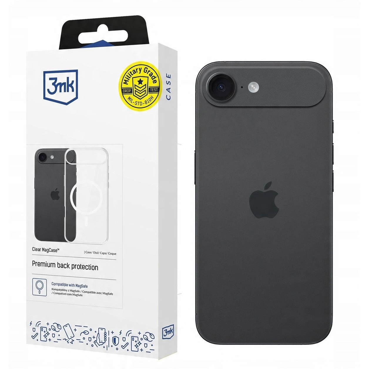 3MK Clear MagCase tok iPhone Air átlátszó (5903108664585)