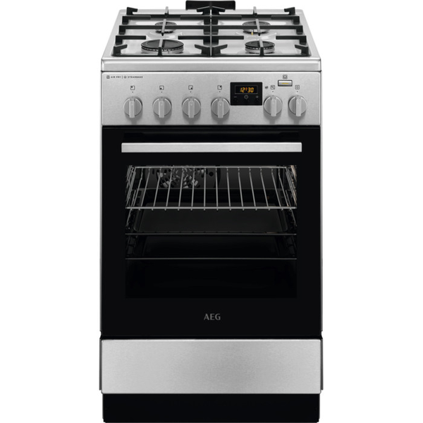 AEG CKB56490BM Kombinált Tűzhely Gázos 58L A Ezüst