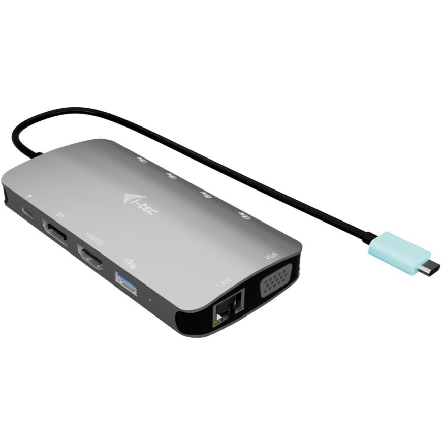i-tec C31NANOTRIDOCKPD dokovacia stanica a replikátor portov Kábel USB 3.2 Gen 1 (3.1 Gen 1) Type-C Strieborná