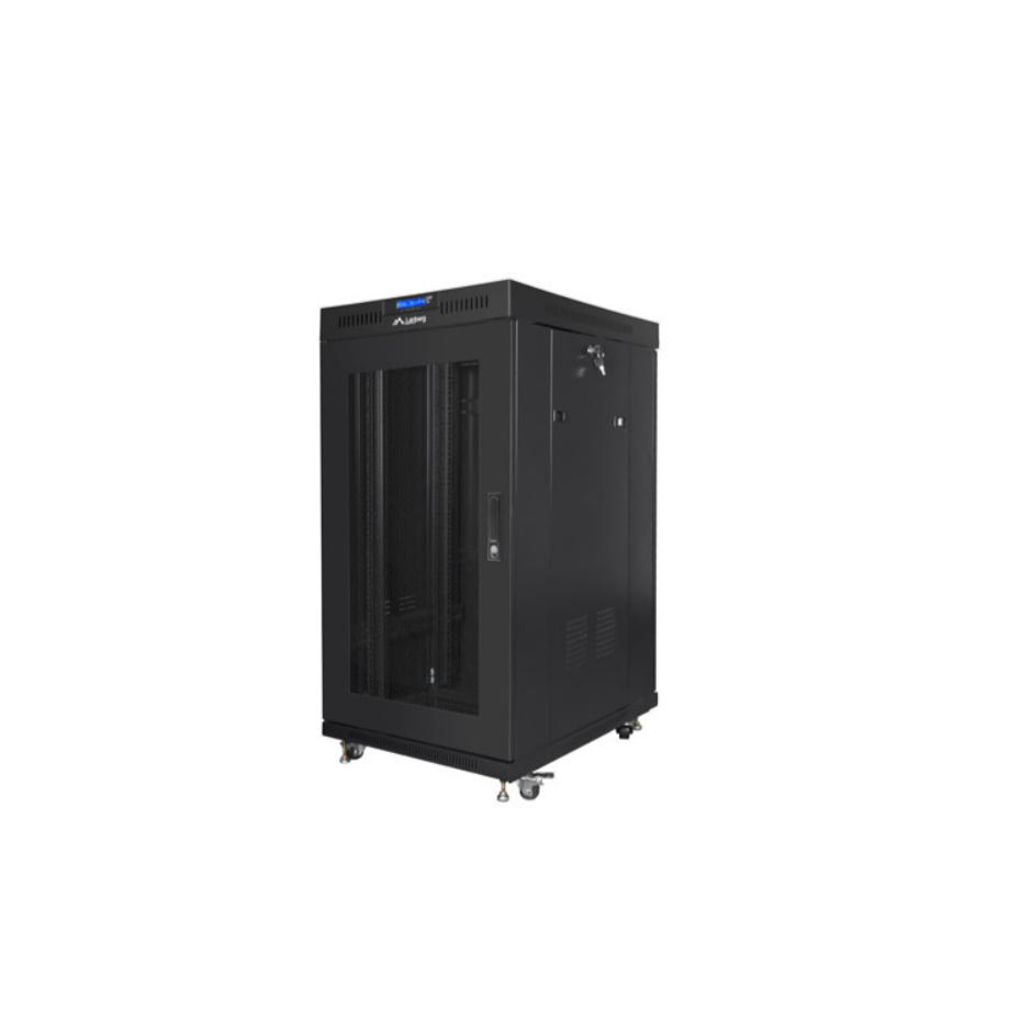 RACKOVÁ SKRIŇA STOJACA 22U 800X800 LCD PERFOROVANÁ (FF01-8822-23BL)