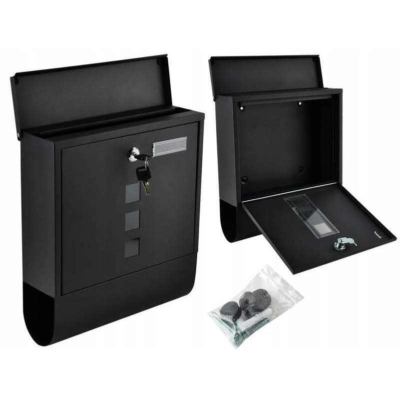 Malatec 6244 Schránka na dopisy černá (346)