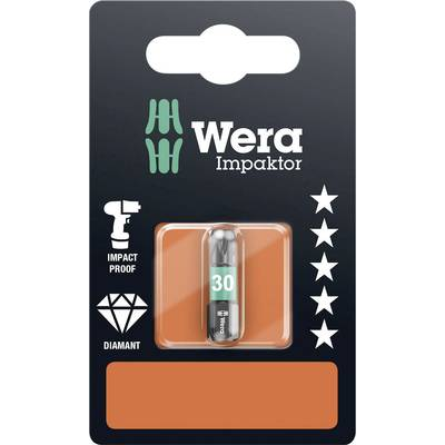 Gyémántbevonatos ötvözött szerszámacél Torx BIT T 30 Wera 867/1 IMP DC SB SiS 05073926001 (05073926001)